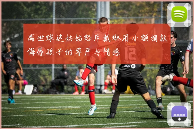 离世球迷姑姑怒斥戴琳用小额捐款侮辱孩子的尊严与情感