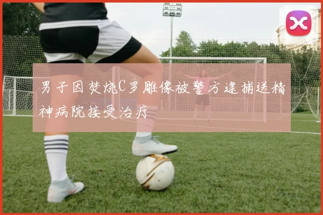 男子因焚烧C罗雕像被警方逮捕送精神病院接受治疗
